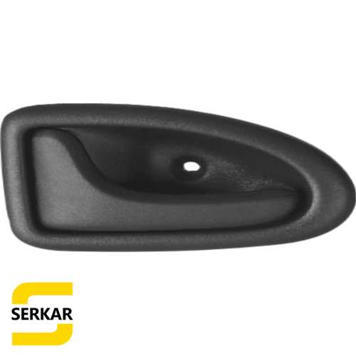 MEGANE I KAPI AÇMA KOLU IÇ SOL SİYAH ARKASI YUVARLAK Ürün Görseli